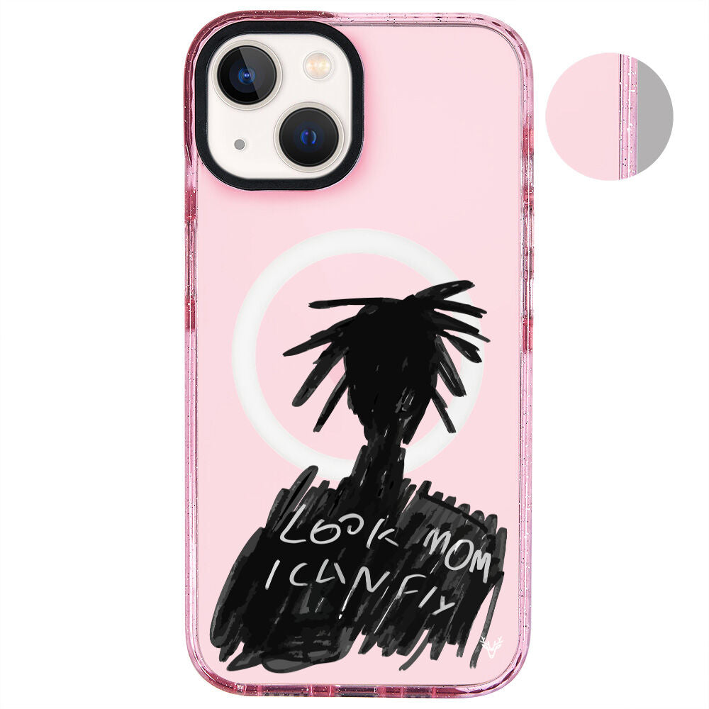 MagsafeliArtycaseSimliPembe