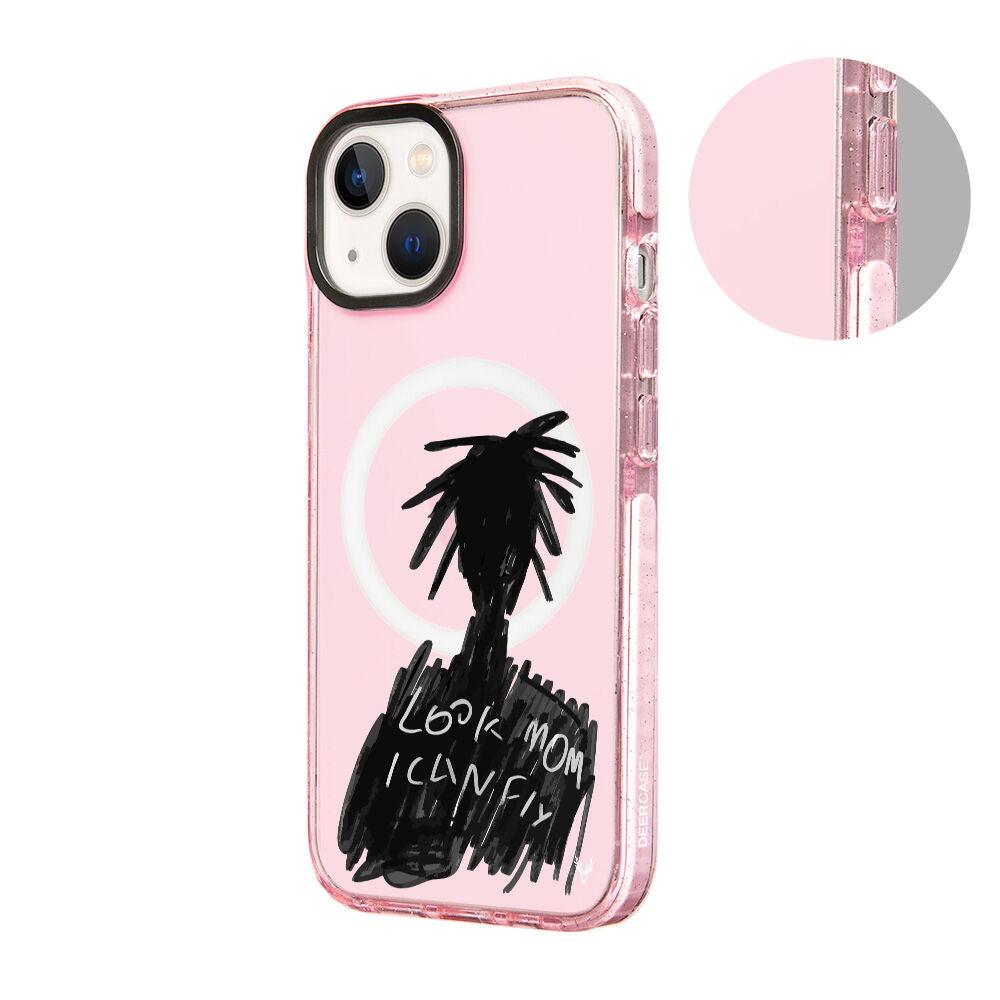 MagsafeliArtycaseSimliPembe