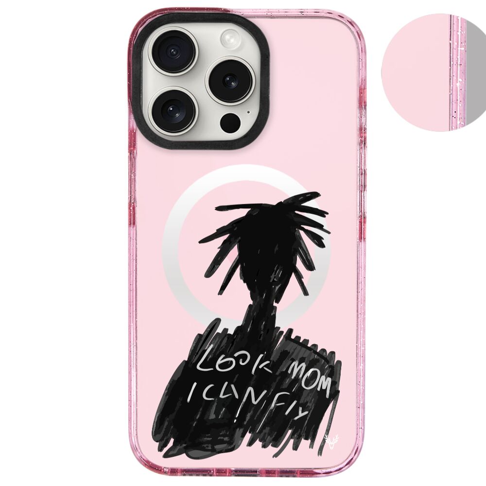 MagsafeliArtycaseSimliPembe