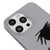 iPhone 16 Pro Max Look Mom Fly Telefon Kılıfı - Renkli Silikon - Gri