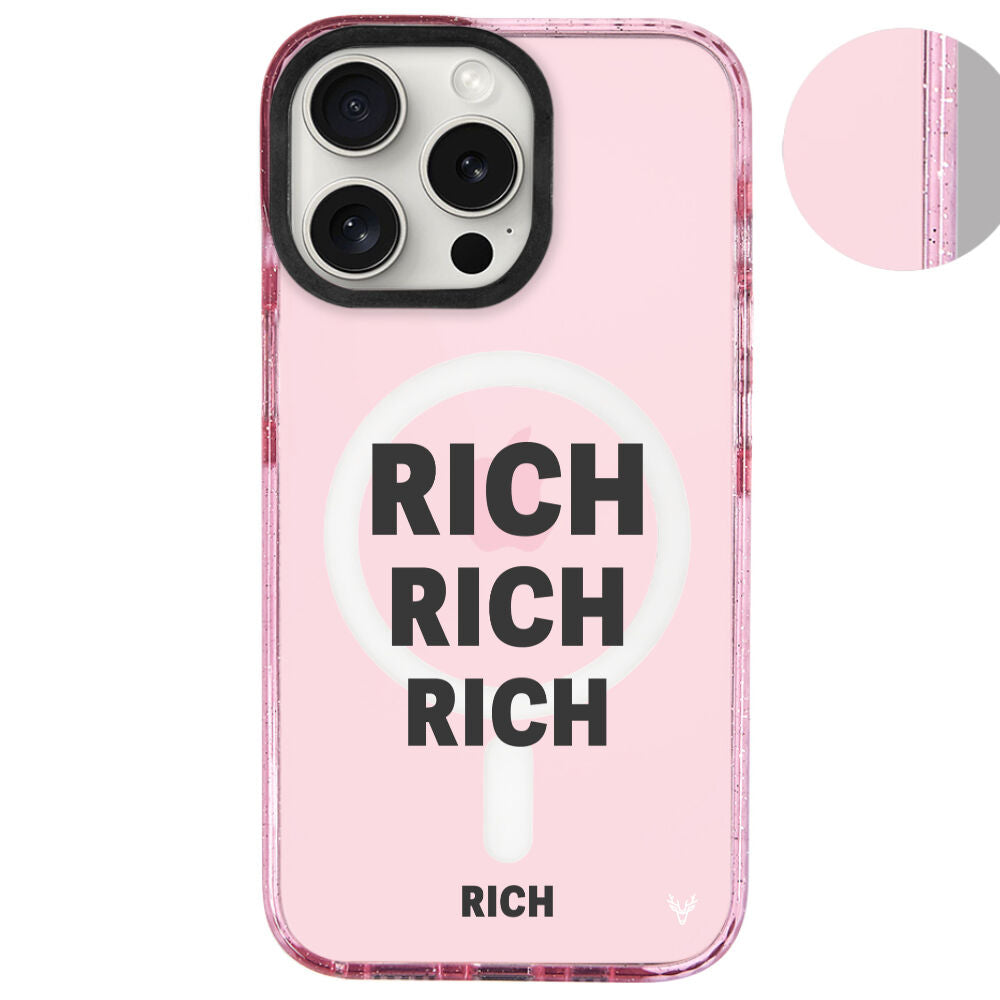MagsafeliArtycaseSimliPembe