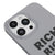 iPhone 14 Pro Rich Rich Rich Telefon Kılıfı - Renkli Silikon - Gri