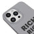 iPhone 14 Pro Max Rich Rich Rich Telefon Kılıfı - Renkli Silikon - Gri