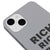 iPhone 15 Rich Rich Rich Telefon Kılıfı - Renkli Silikon - Gri
