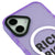 iPhone 16 Rich Rich Rich Telefon Kılıfı - Magsafeli Artycase - Simli Mor