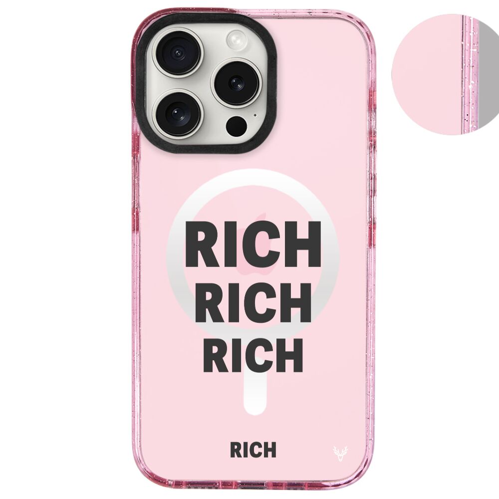 MagsafeliArtycaseSimliPembe