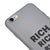 iPhone 6S Rich Rich Rich Telefon Kılıfı - Renkli Silikon - Gri