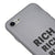 iPhone 7 Rich Rich Rich Telefon Kılıfı - Renkli Silikon - Gri