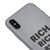 iPhone XS Max Rich Rich Rich Telefon Kılıfı - Renkli Silikon - Gri