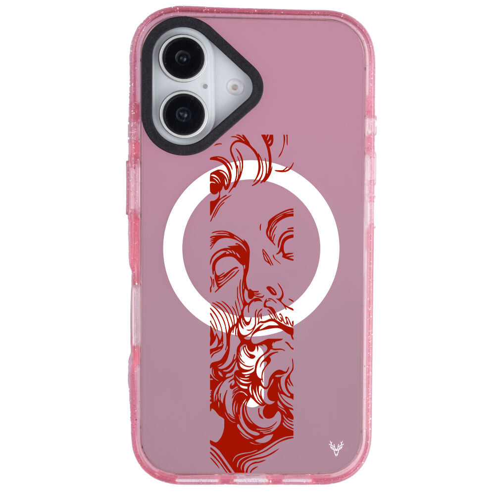 MagsafeliArtycaseSimliPembe