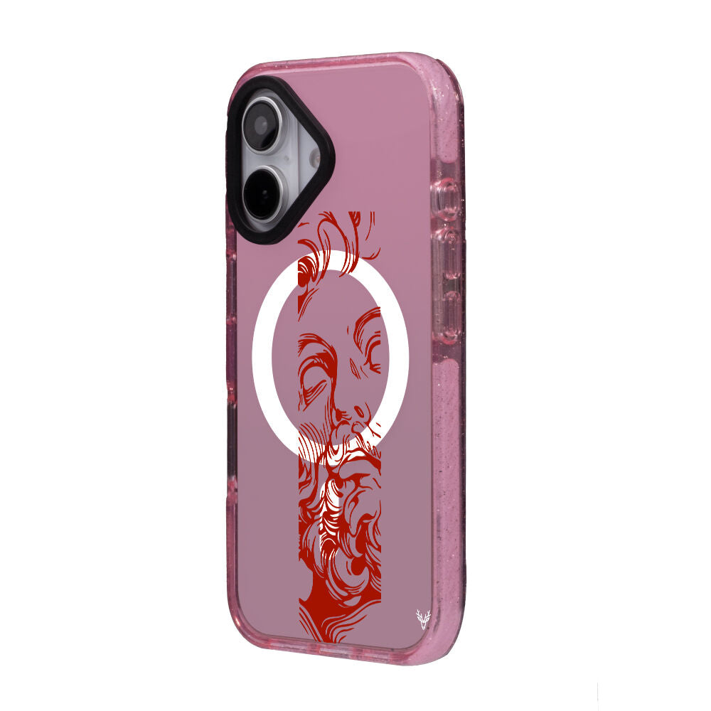 MagsafeliArtycaseSimliPembe