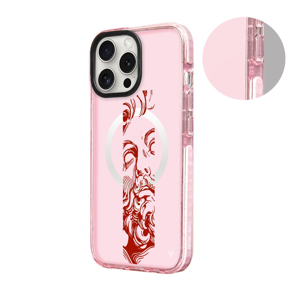 MagsafeliArtycaseSimliPembe