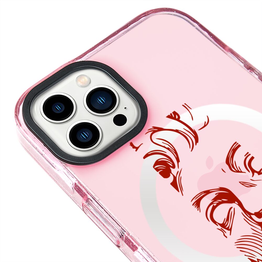 MagsafeliArtycaseSimliPembe