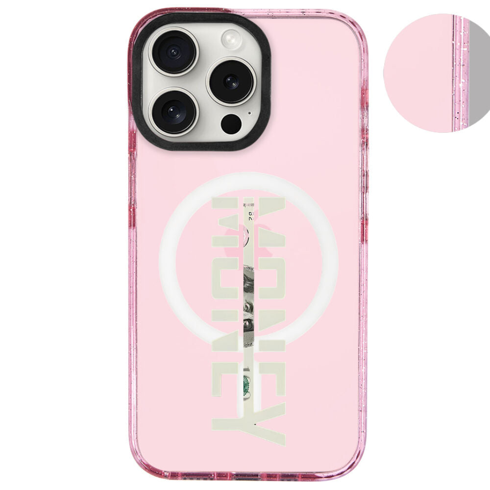MagsafeliArtycaseSimliPembe
