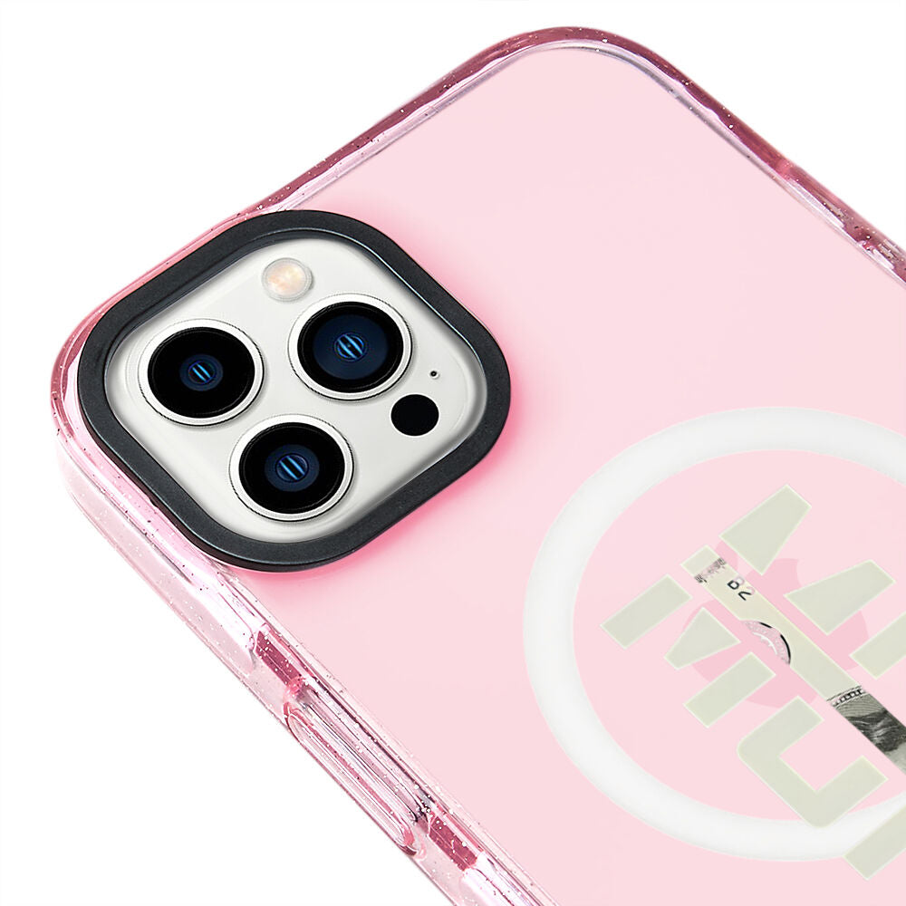 MagsafeliArtycaseSimliPembe