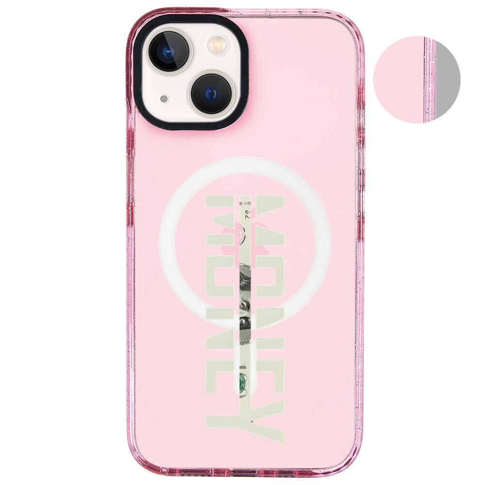 MagsafeliArtycaseSimliPembe