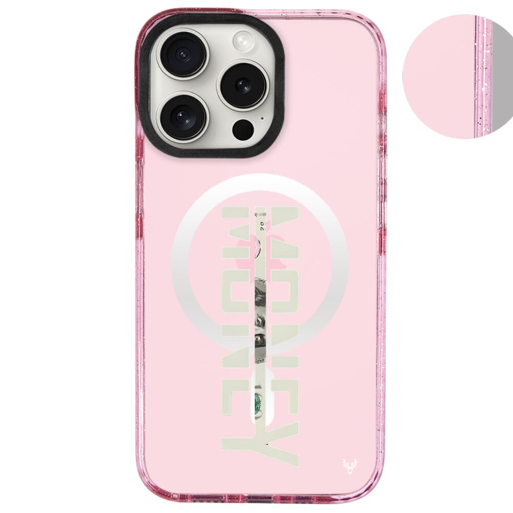 MagsafeliArtycaseSimliPembe
