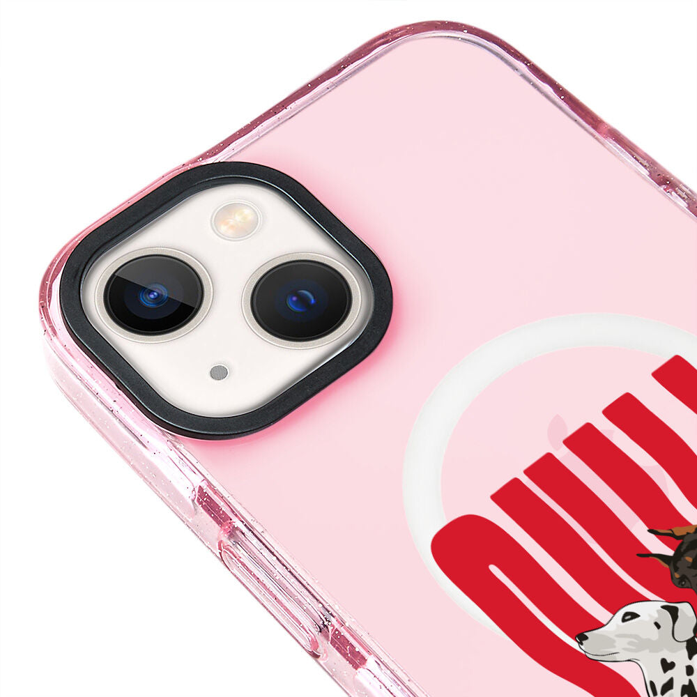 MagsafeliArtycaseSimliPembe