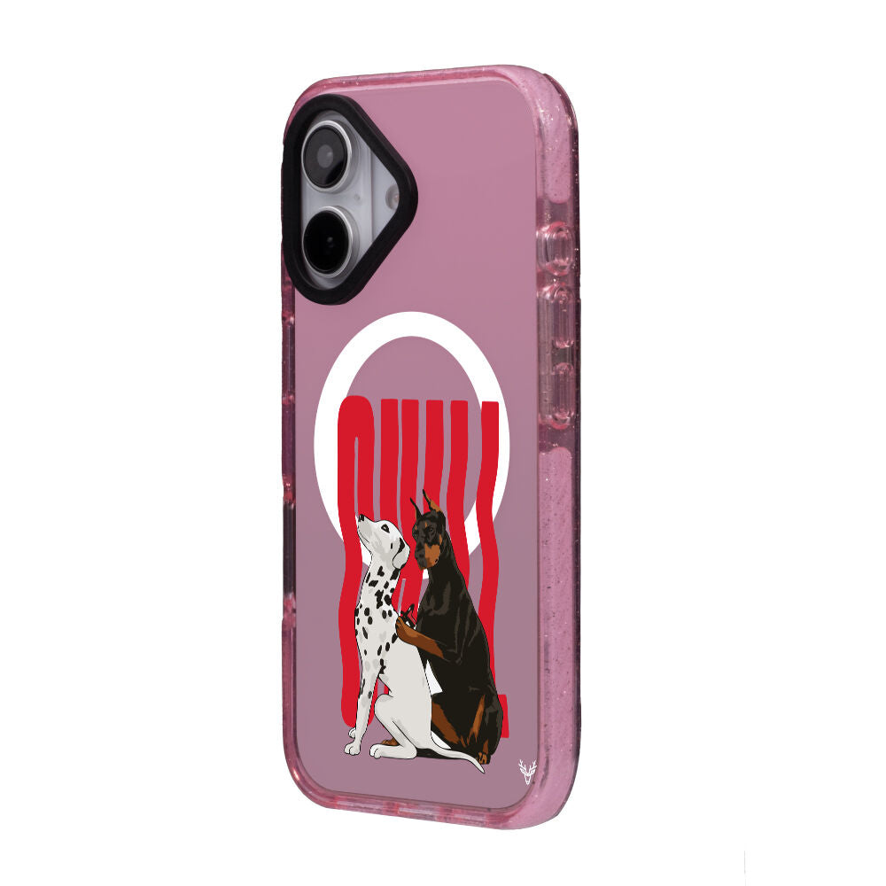 MagsafeliArtycaseSimliPembe