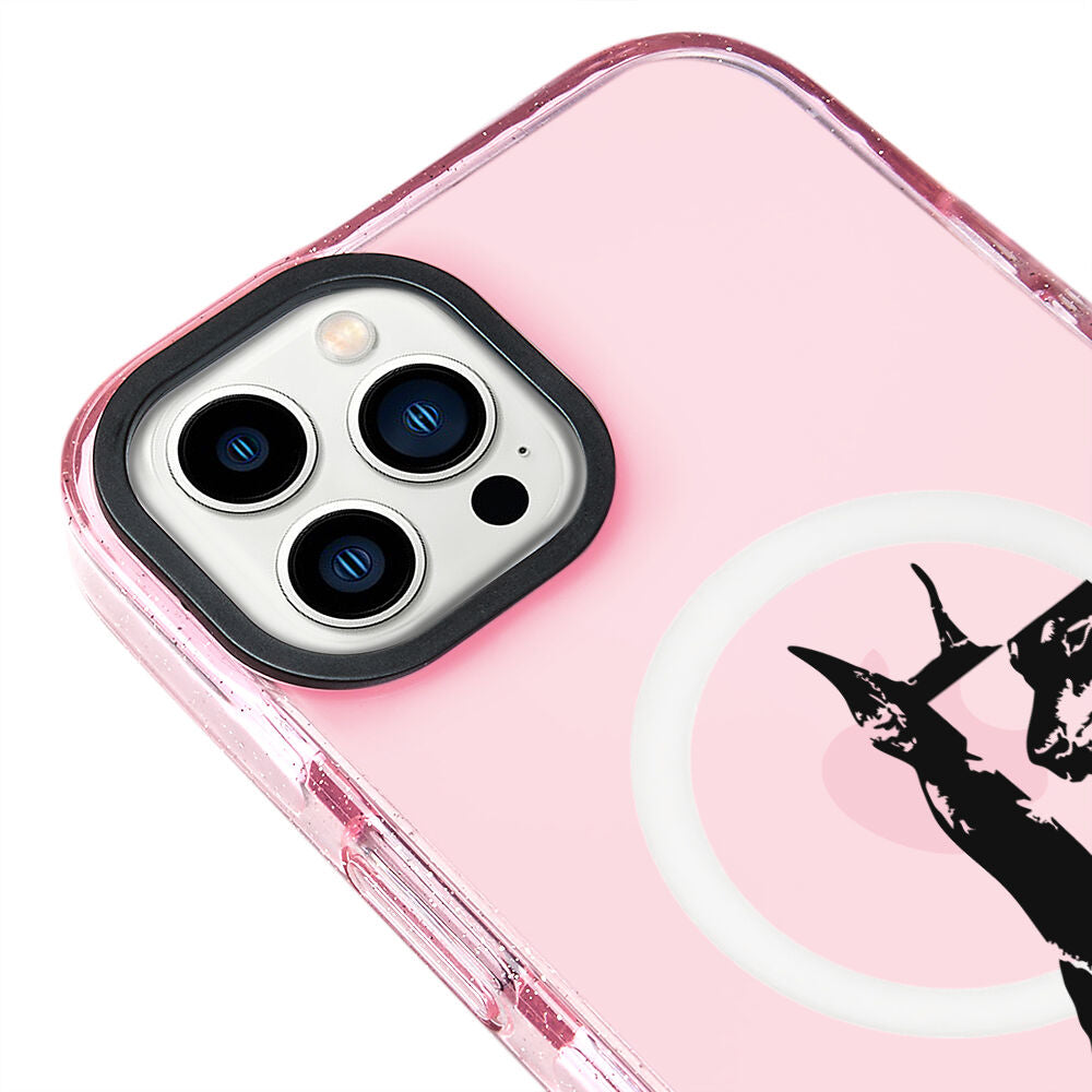 MagsafeliArtycaseSimliPembe