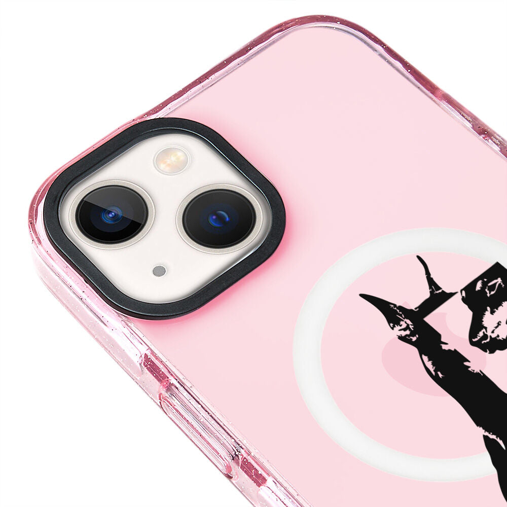 MagsafeliArtycaseSimliPembe