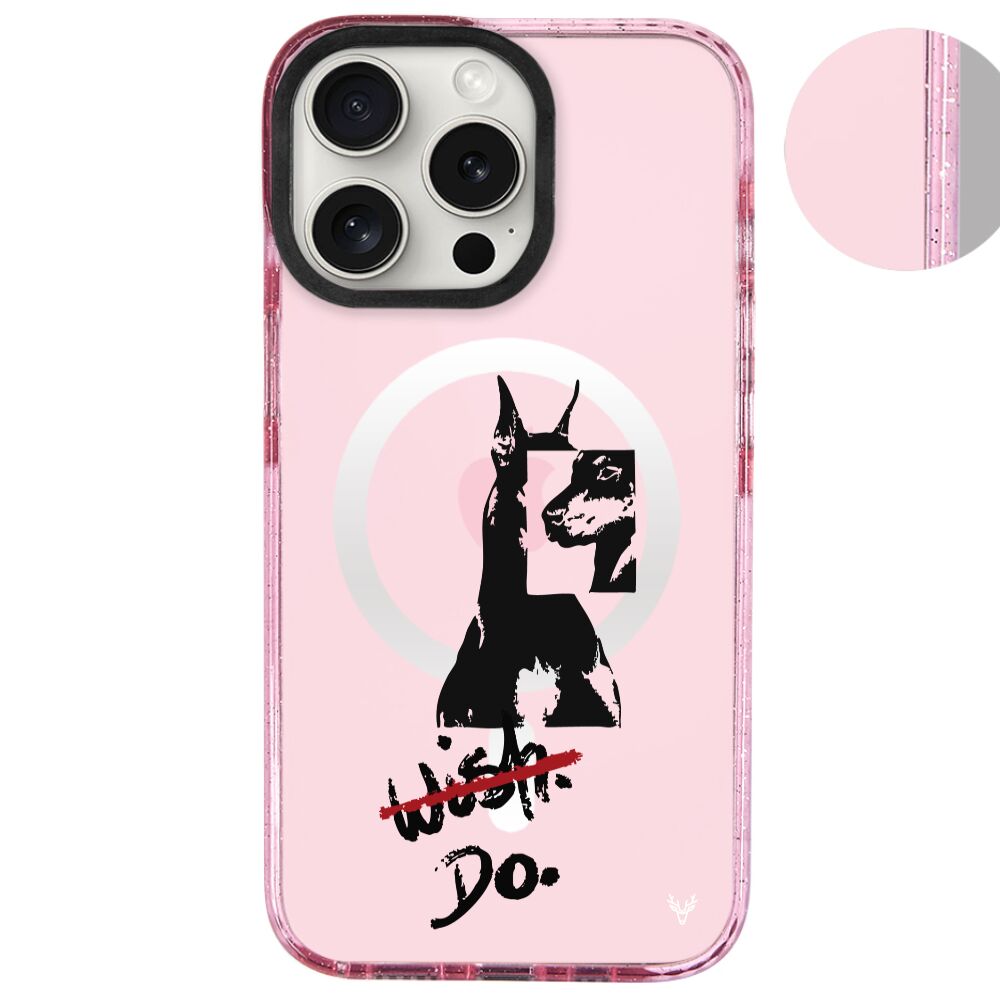 MagsafeliArtycaseSimliPembe
