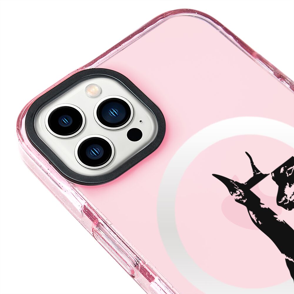 MagsafeliArtycaseSimliPembe