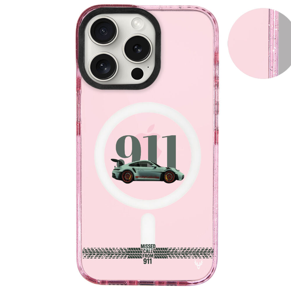 MagsafeliArtycaseSimliPembe