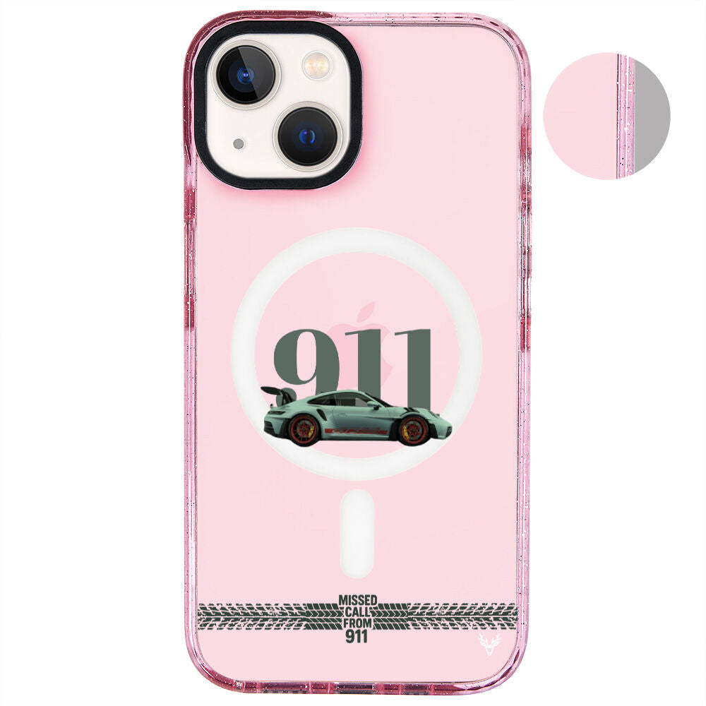 MagsafeliArtycaseSimliPembe