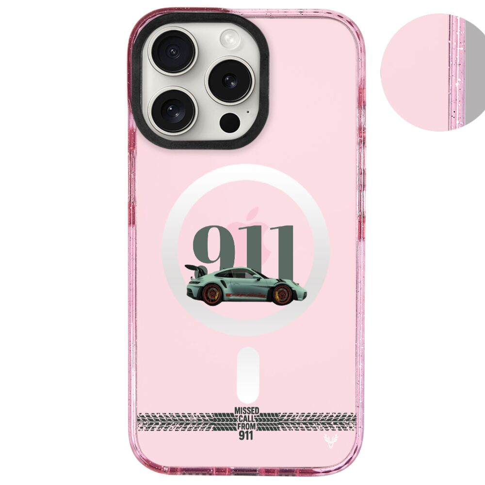 MagsafeliArtycaseSimliPembe