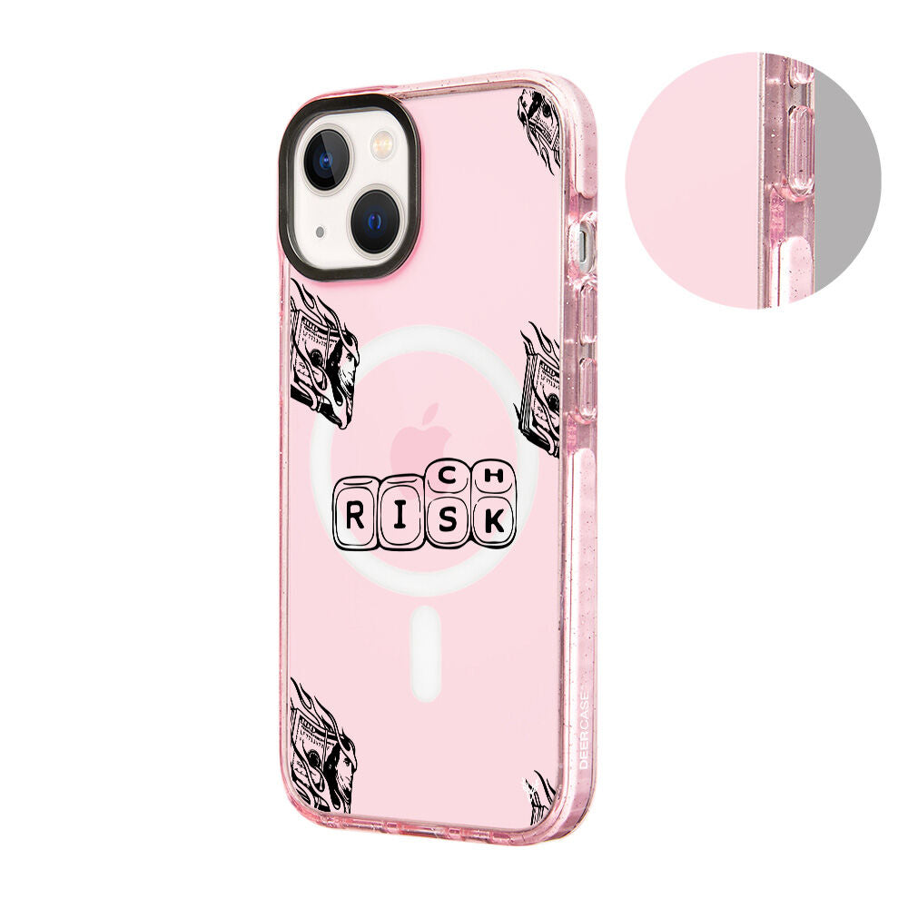 MagsafeliArtycaseSimliPembe