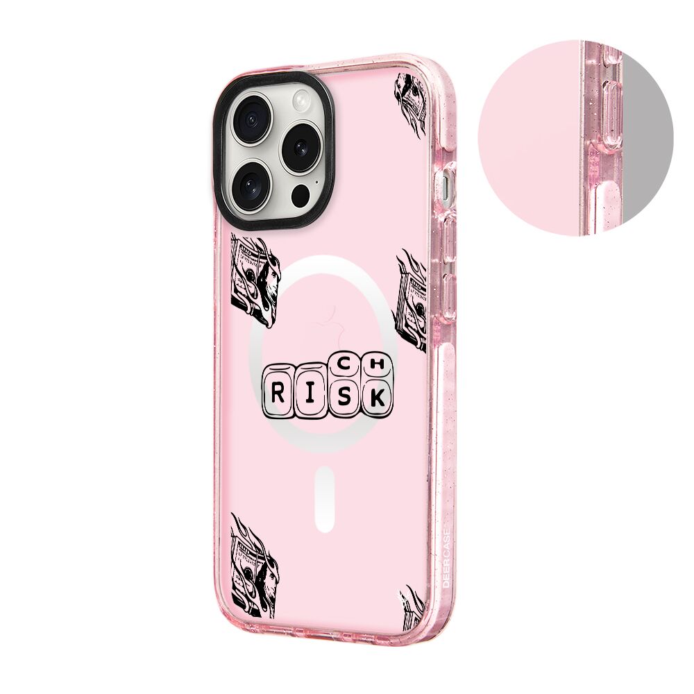 MagsafeliArtycaseSimliPembe