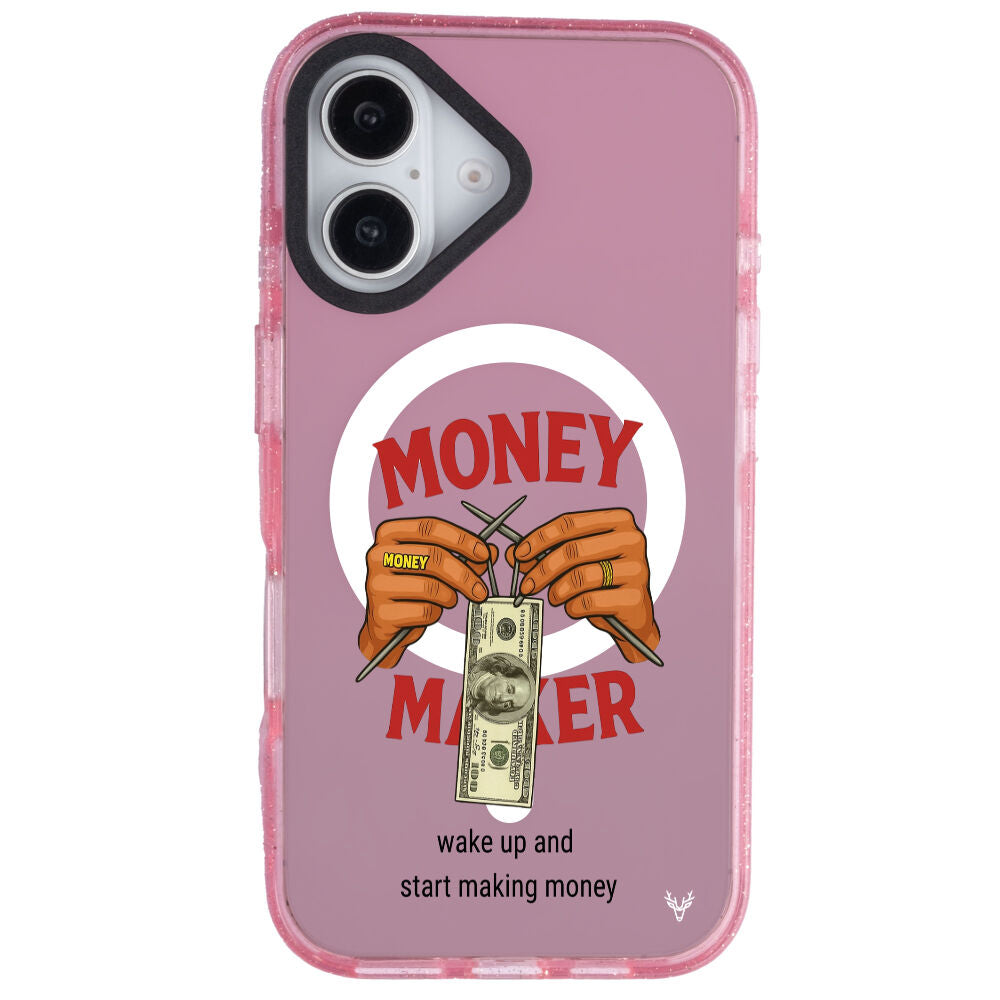 MagsafeliArtycaseSimliPembe