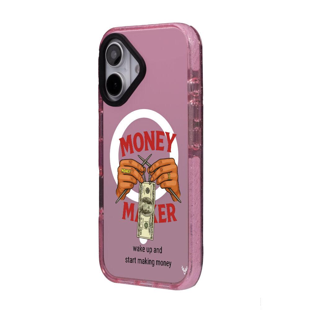MagsafeliArtycaseSimliPembe