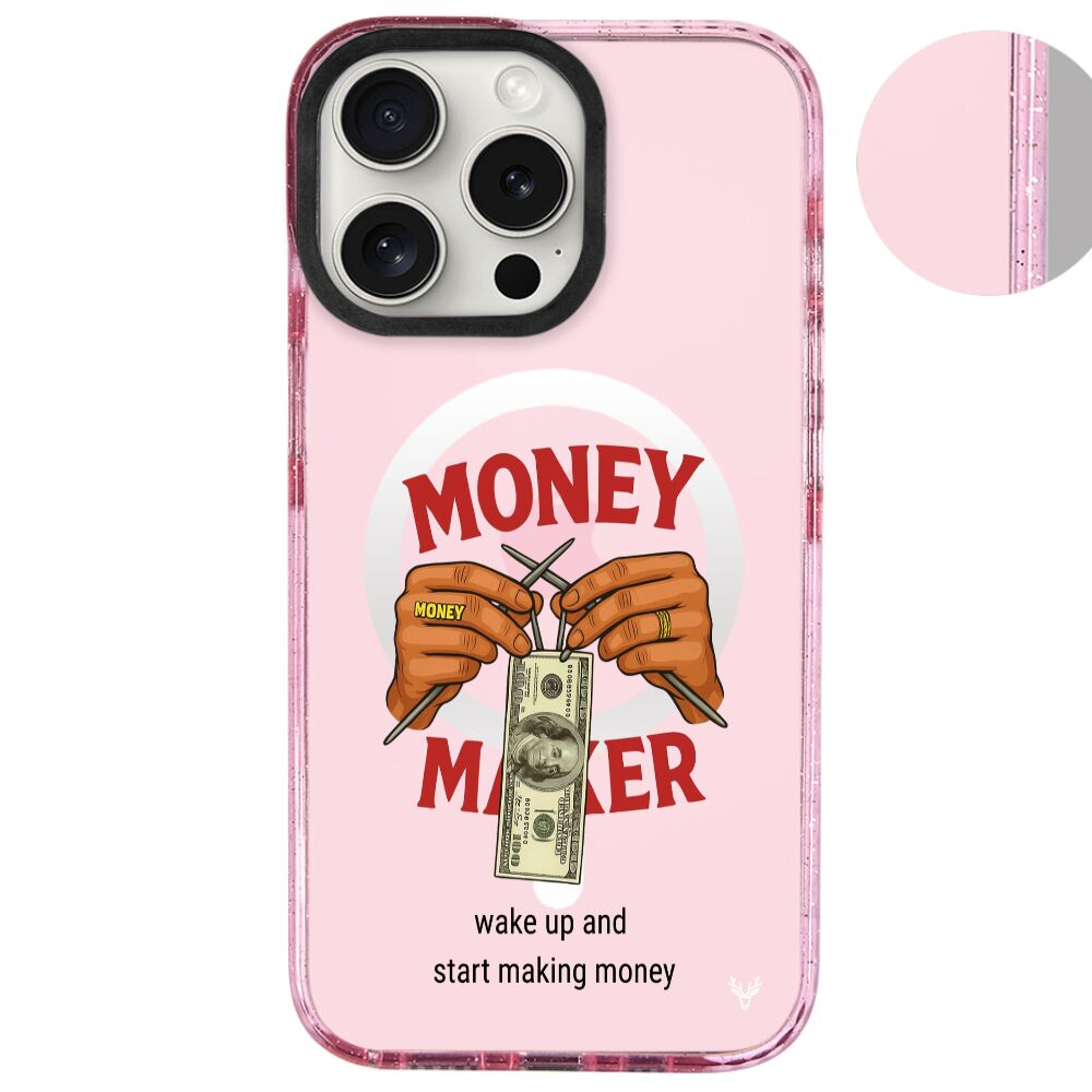 MagsafeliArtycaseSimliPembe