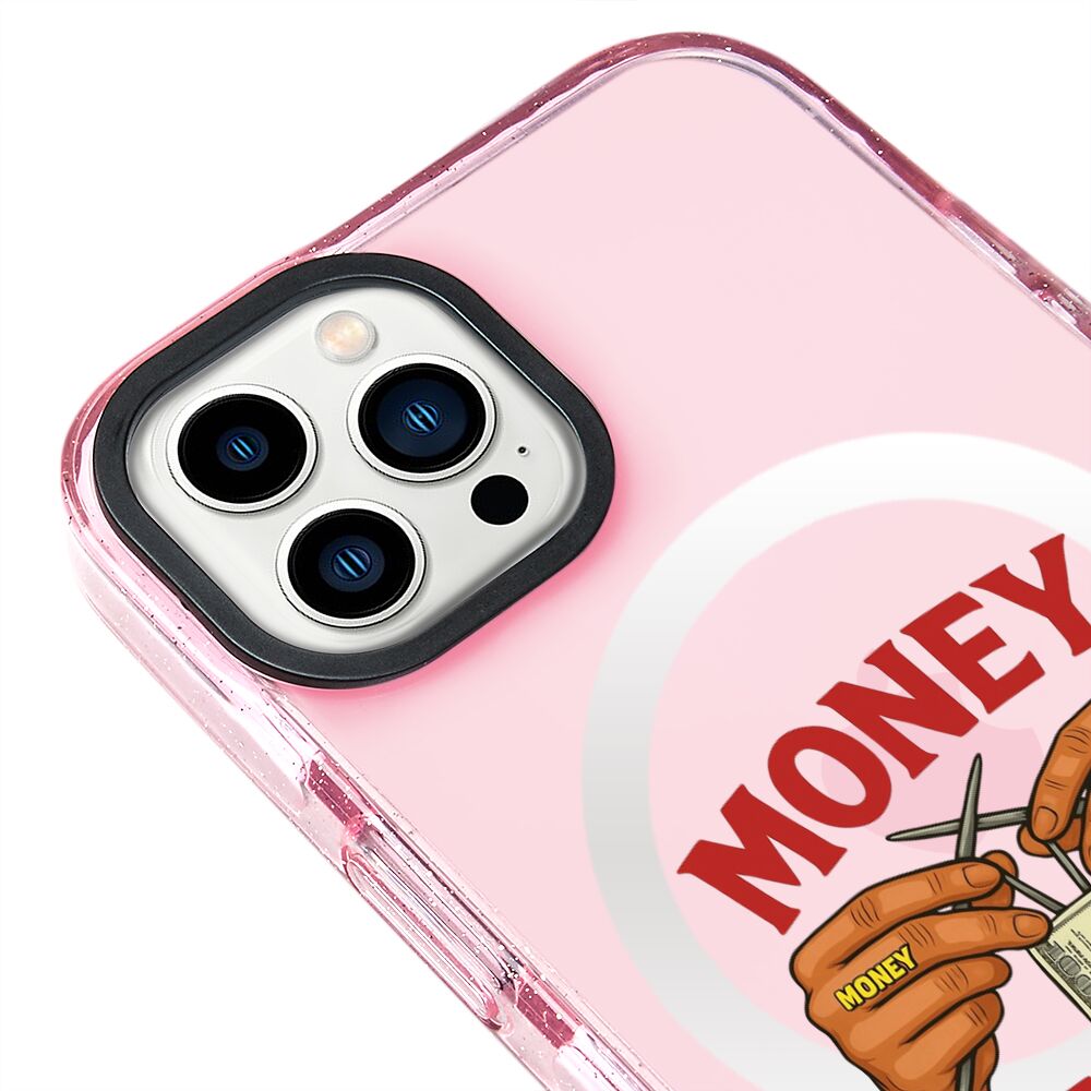 MagsafeliArtycaseSimliPembe