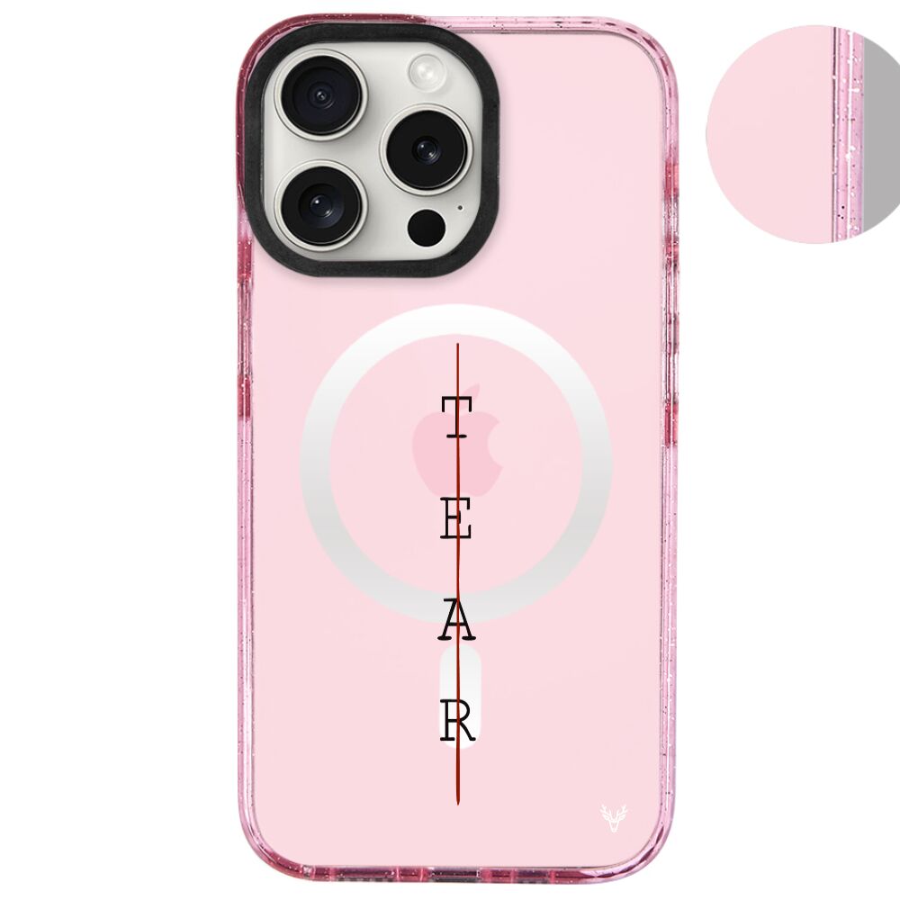 MagsafeliArtycaseSimliPembe