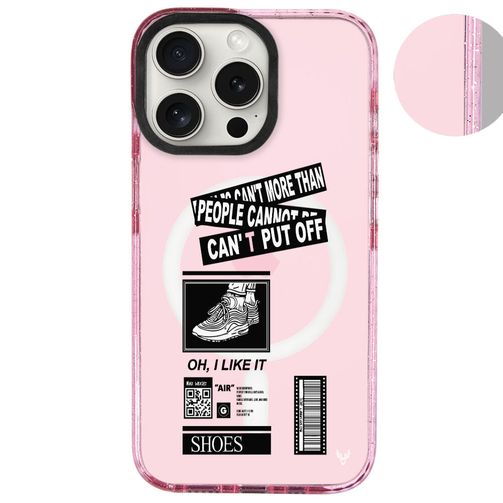 MagsafeliArtycaseSimliPembe