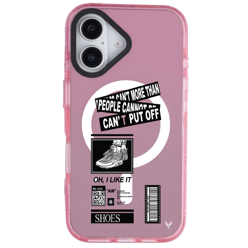 MagsafeliArtycaseSimliPembe