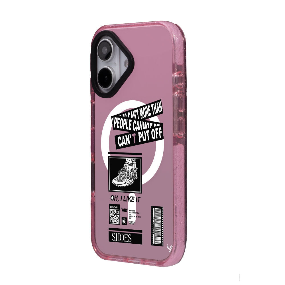 MagsafeliArtycaseSimliPembe