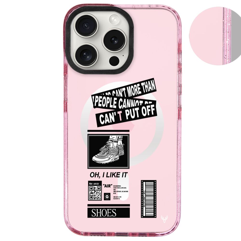 MagsafeliArtycaseSimliPembe