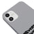 iPhone 12 Nevermind Telefon Kılıfı - Renkli Silikon - Gri