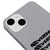 iPhone 15 Plus Nevermind Telefon Kılıfı - Renkli Silikon - Gri