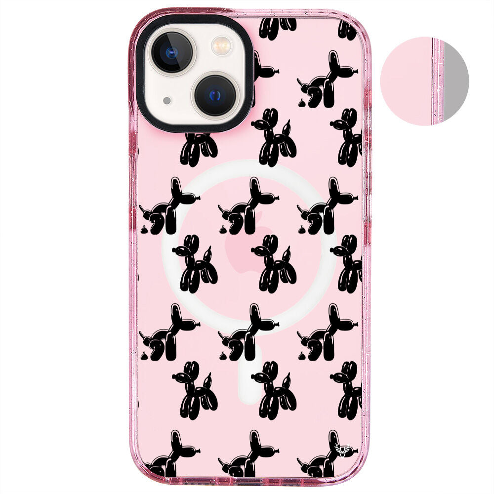 MagsafeliArtycaseSimliPembe