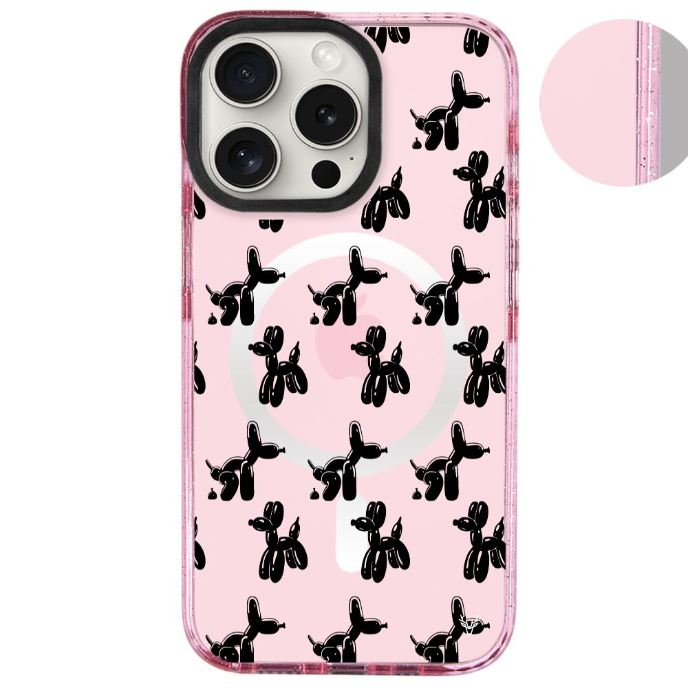 MagsafeliArtycaseSimliPembe
