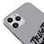 iPhone 11 Pro Crazy Idea Telefon Kılıfı - Renkli Silikon - Gri