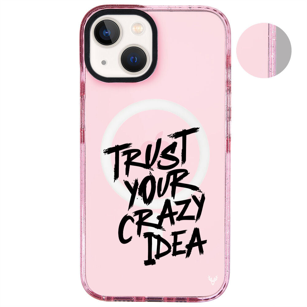 MagsafeliArtycaseSimliPembe