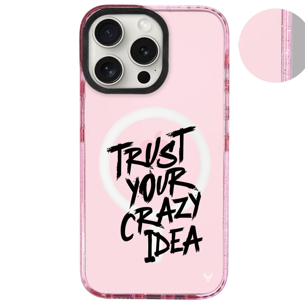 MagsafeliArtycaseSimliPembe