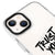 iPhone 15 Plus Crazy Idea Telefon Kılıfı - Artycase - Beyaz