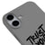 iPhone 16 Crazy Idea Telefon Kılıfı - Renkli Silikon - Gri